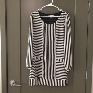 Black & White Forever 21 striped dress